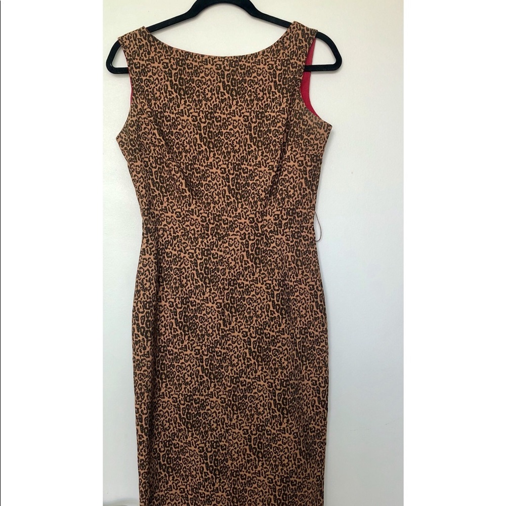 Bettie Page Leopard Print Dress